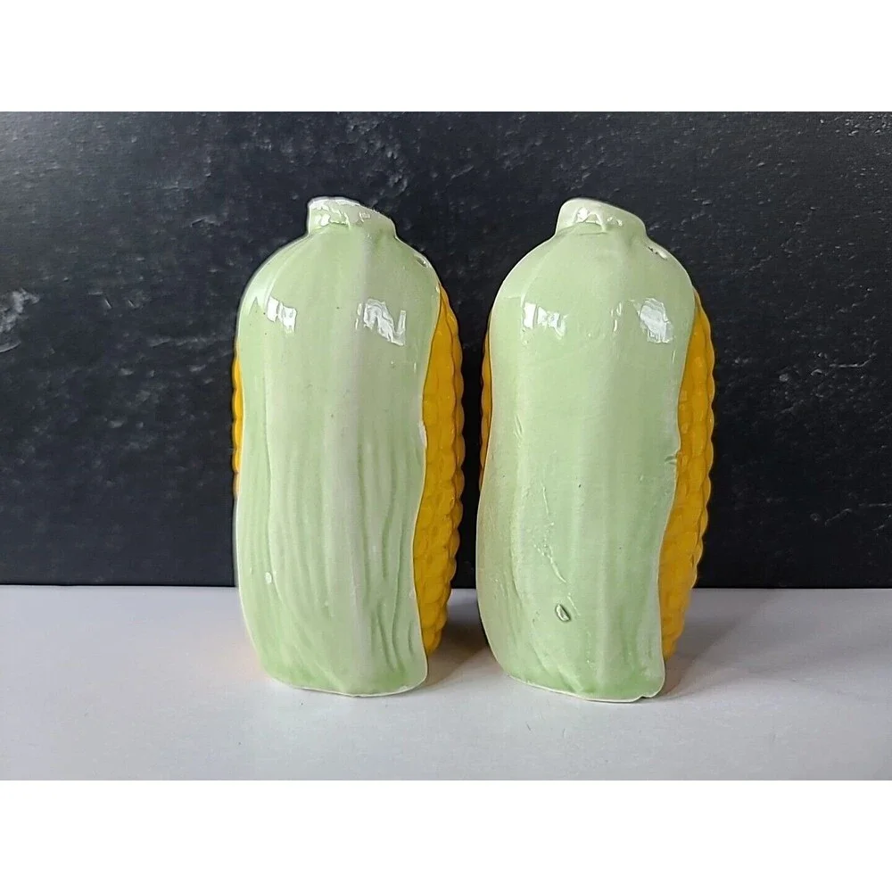 Corn On The Cob Salt And Pepper Shakers Vintage, READ Fair